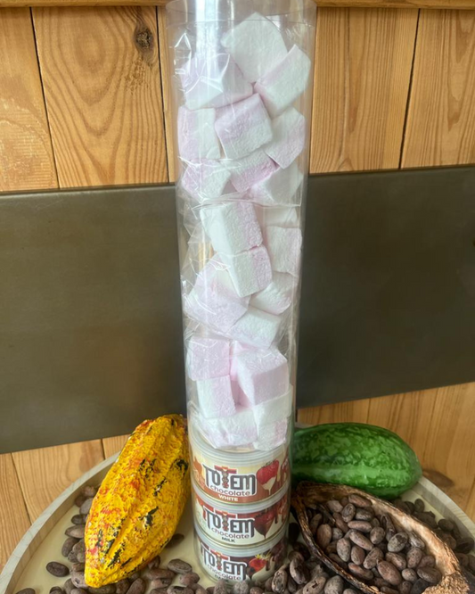 Chocolade fondue Tube Trio - Chocolade fondue pakket - marshmallows - 3 soorten chocolade - Melk Wit Donker